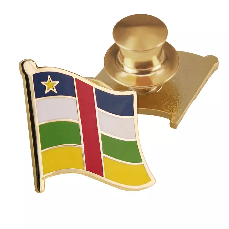 Central Africa flag pin