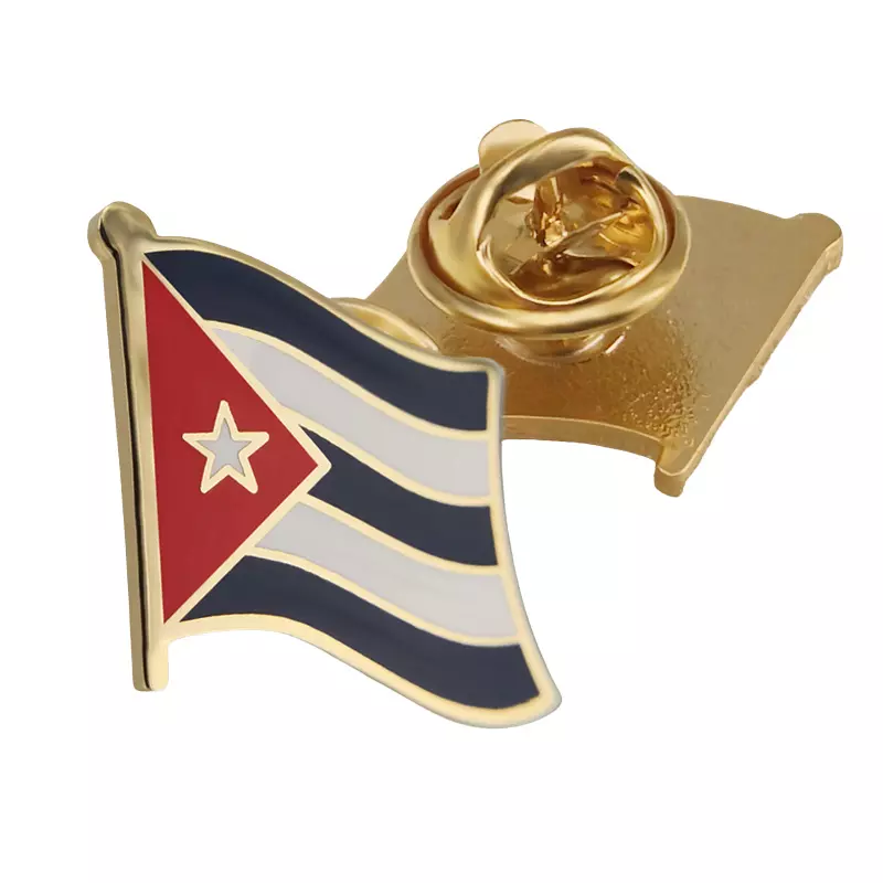 Cuba flag pin