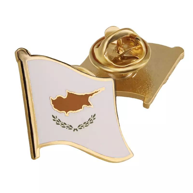 Cyprus flag pin