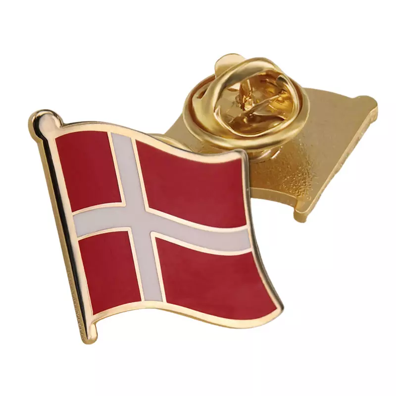 Denmark flag pin