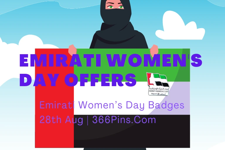 Emirati Women's Day Offers Emirati Women’s Day Badges