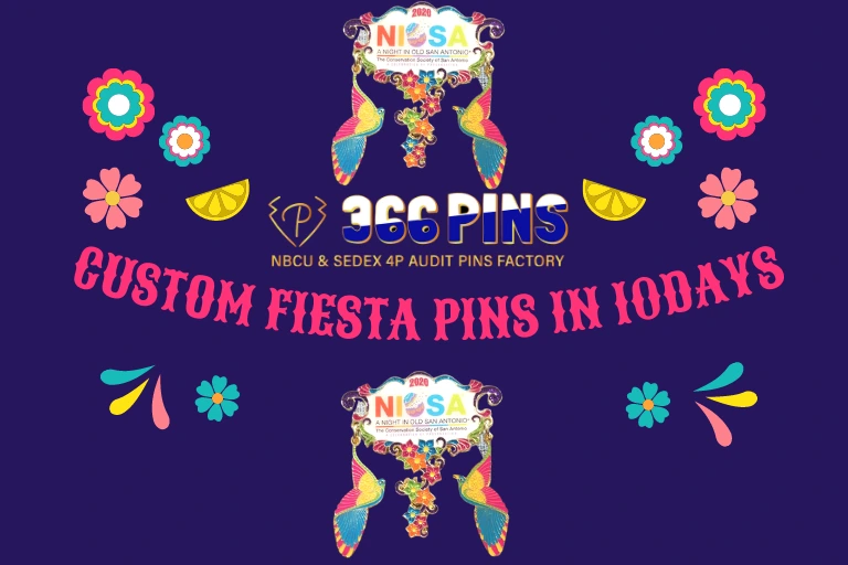 Custom Fiesta Pins In 10days 366Pins