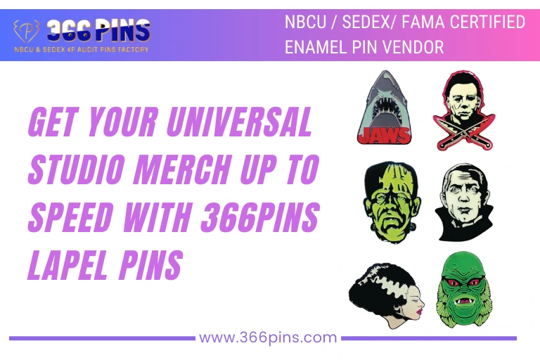 Get Your Universal Studio Merch Up to Speed with 366pins Lapel Pins