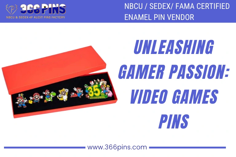 Unleashing Gamer Passion Video Games Pins