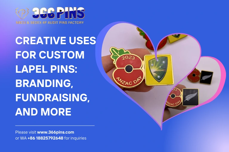 Creative Uses for Custom Lapel Pins: Branding, Fundraising, and More2