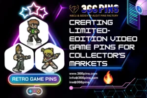 Creating Limited-Edition Video Game Pins for Collector’s Markets
