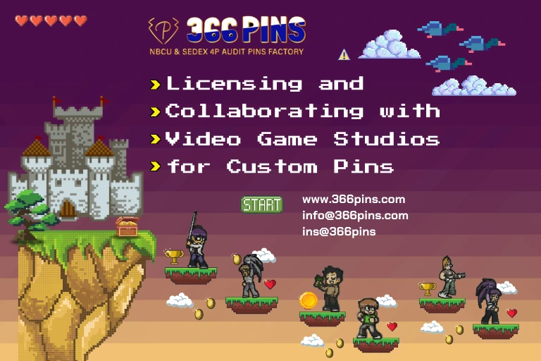 Licensing and Collaborating with Video Game Studios for Custom Pins
