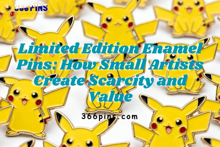 Limited Edition Enamel Pins: How Small Artists Create Scarcity and Value