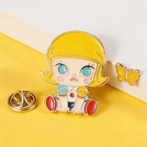 crybaby enamel pins