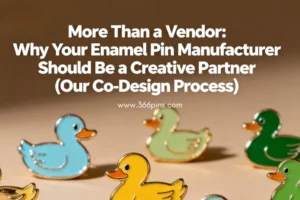 More Than a Vendor: Why Your Enamel Pin Manufacturer Should Be a Creative Partner