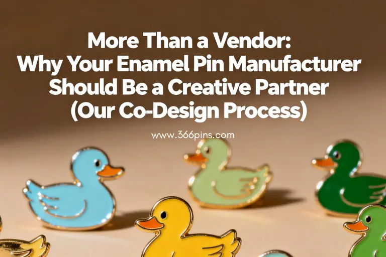 More Than a Vendor: Why Your Enamel Pin Manufacturer Should Be a Creative Partner