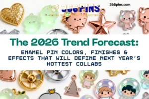 The 2026 Trend Forecast: Enamel Pin Colors, Finishes & Effects That Will Define Next Year's Hottest Collabs