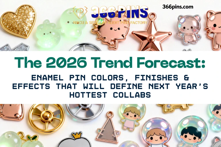 The 2026 Trend Forecast: Enamel Pin Colors, Finishes & Effects That Will Define Next Year's Hottest Collabs